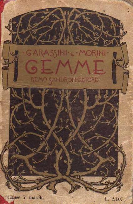 Gemme. Corso completo di letture, classe 5° maschile - copertina