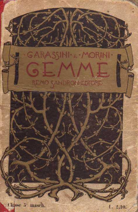Gemme. Corso completo di letture, classe 5° maschile - copertina