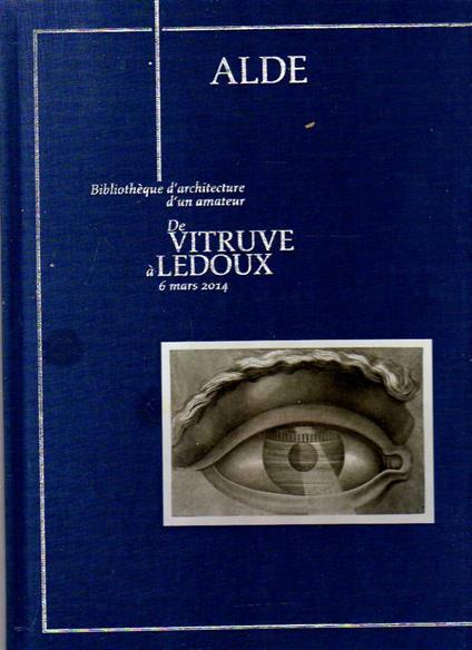 De Vitruve à Ledoux. Bibliothèque d'architecture d'un amateur - copertina