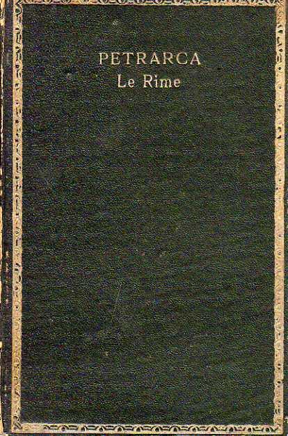Le Rime - Francesco Petrarca - copertina