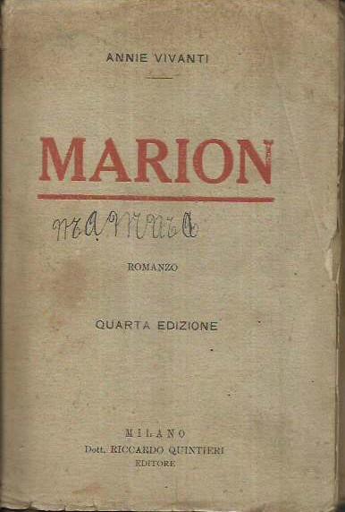Marion - copertina