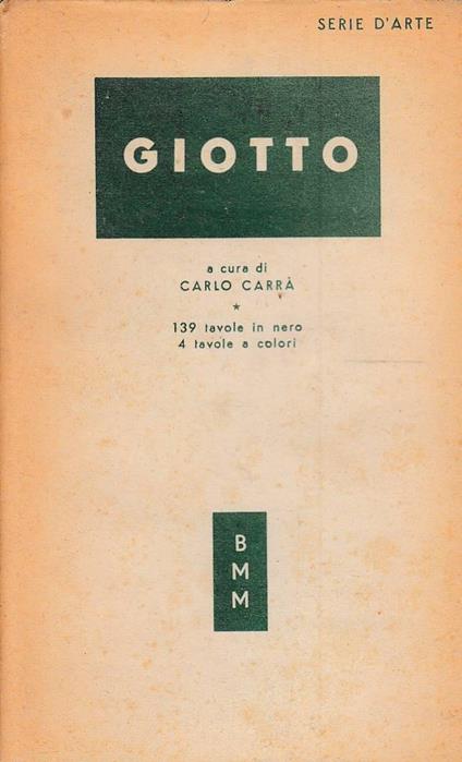Giotto - Carlo Carrà - copertina
