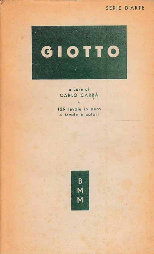 Giotto - Carlo Carrà - copertina