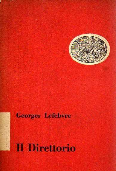 Il Direttorio - Georges Lefebvre - copertina