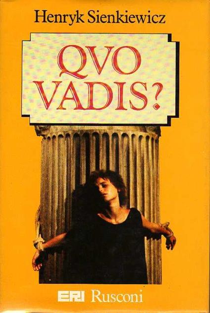 Quo Vadis? - Henryk Sienkiewicz - copertina