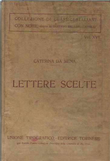 Lettere scelte con note di Niccolò Tommaseo - copertina