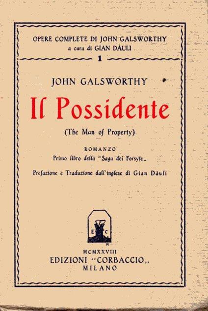 Il possidente - copertina