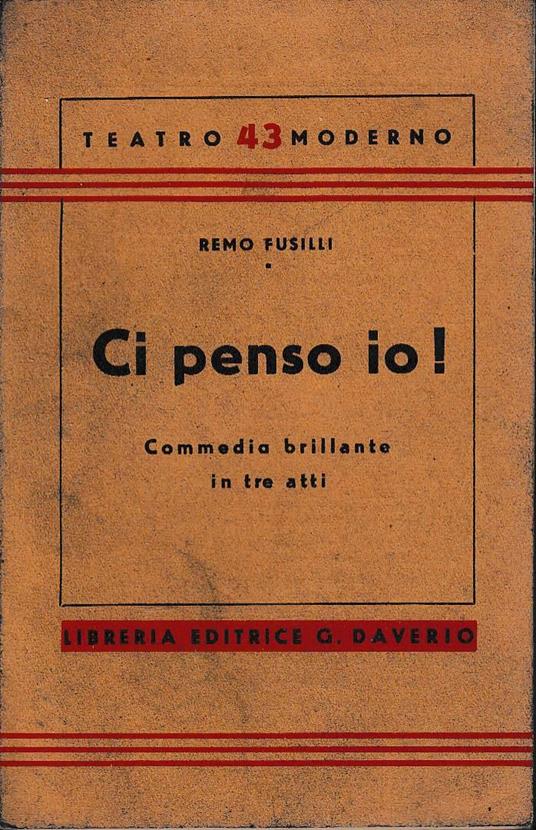 Ci penso io! - Remo Fusilli - copertina