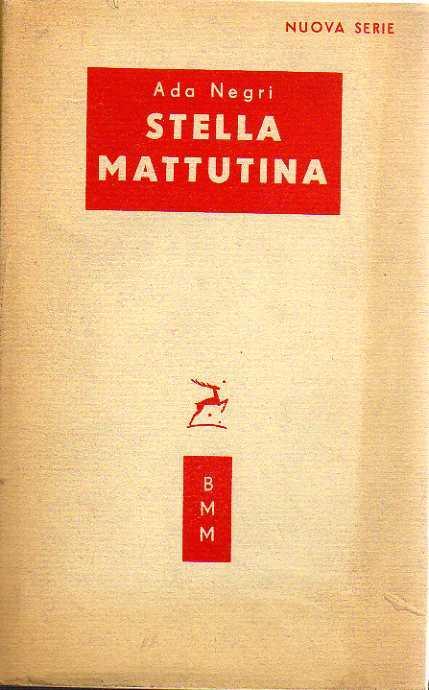 Stella Mattutina - Ada Negri - copertina