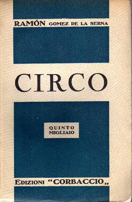 Circo - Ramón Gómez de la Serna - copertina