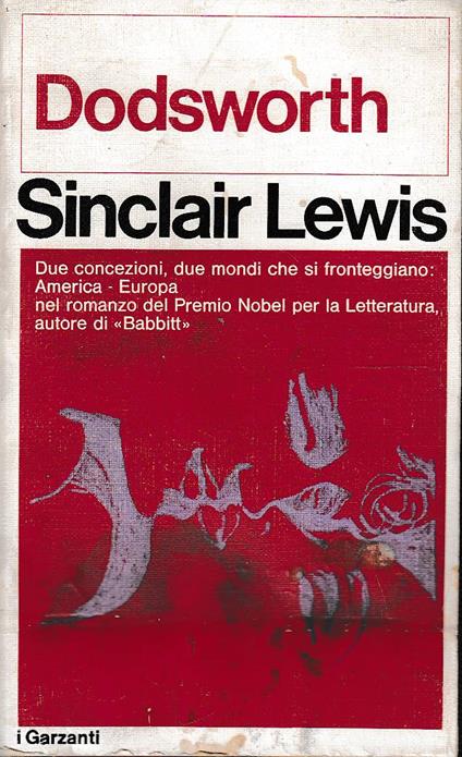 Dodsworth - Sinclair Lewis - copertina