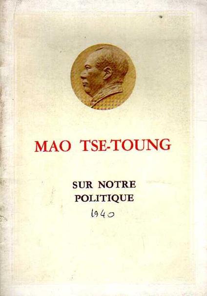 Sur notre politique - copertina