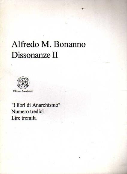 Dissonanze II - copertina