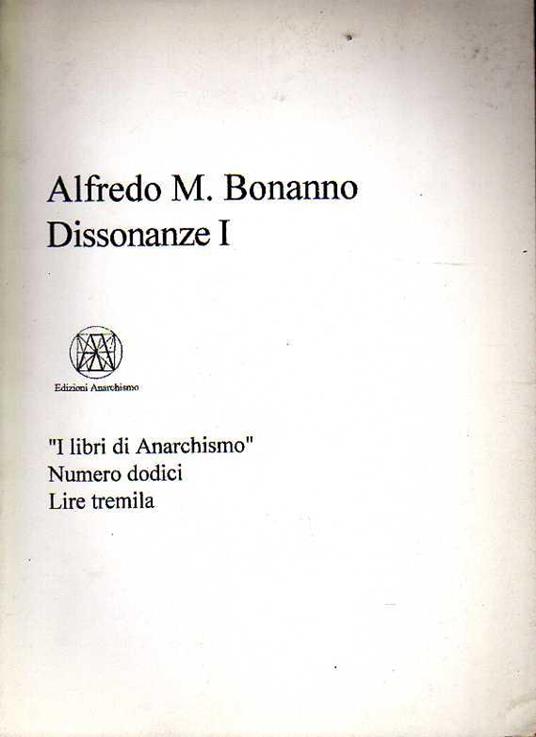 Dissonanze I - copertina