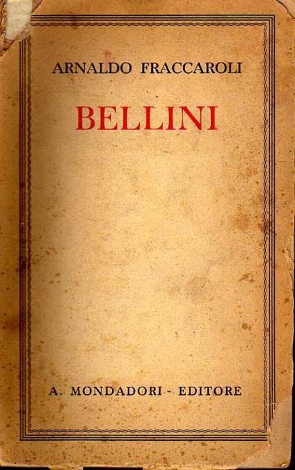 Bellini - copertina