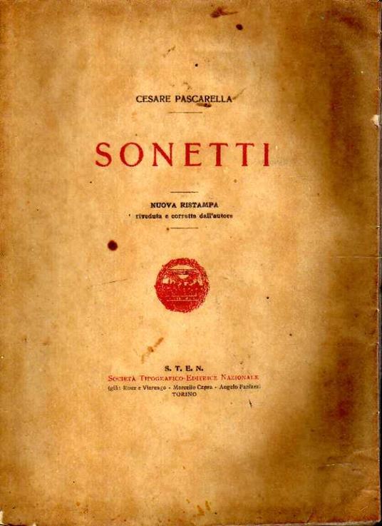 Sonetti - Cesare Pascarella - copertina