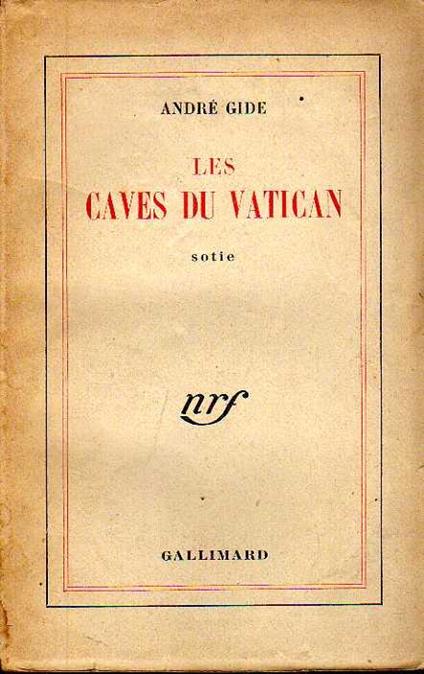 Les Caves Du Vatican - André Gide - copertina