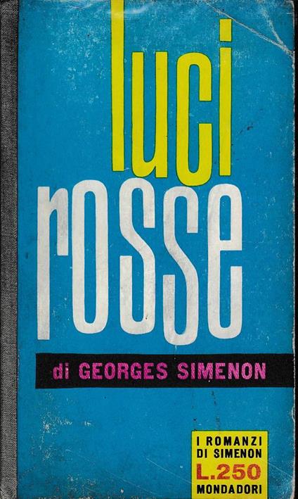 Luci Rosse - Georges Simenon - copertina