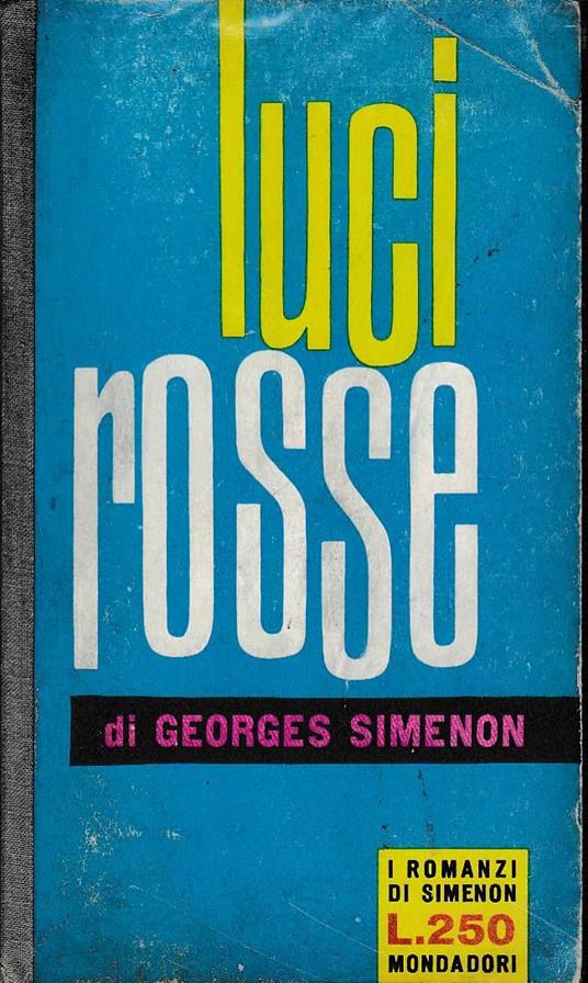Luci Rosse - Georges Simenon - copertina