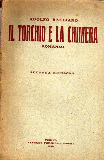 Il torchio e la chimera - copertina