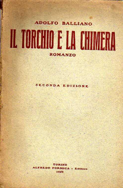 Il torchio e la chimera - copertina