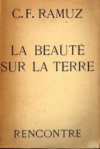 La Beaute' Sur La Terre - copertina