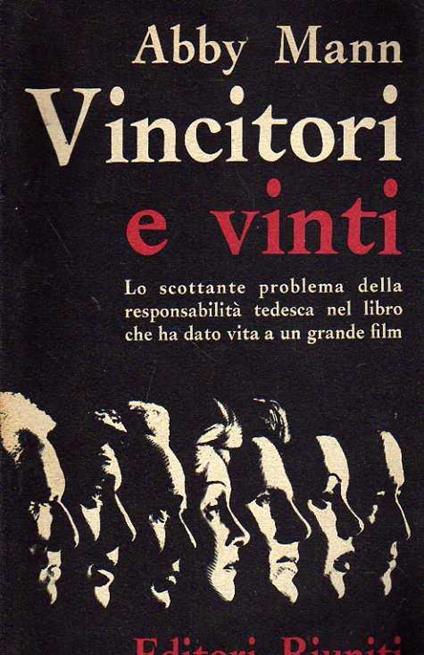 Vincitori E Vinti - copertina