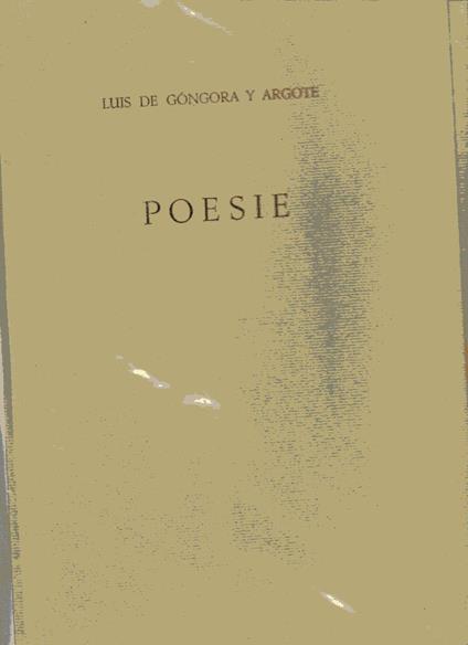 Poesie - copertina
