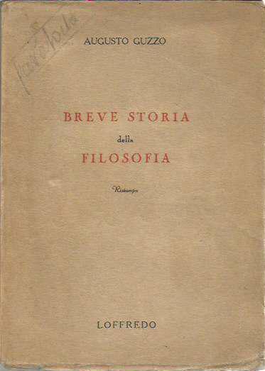 Breve storia della filosofia - copertina