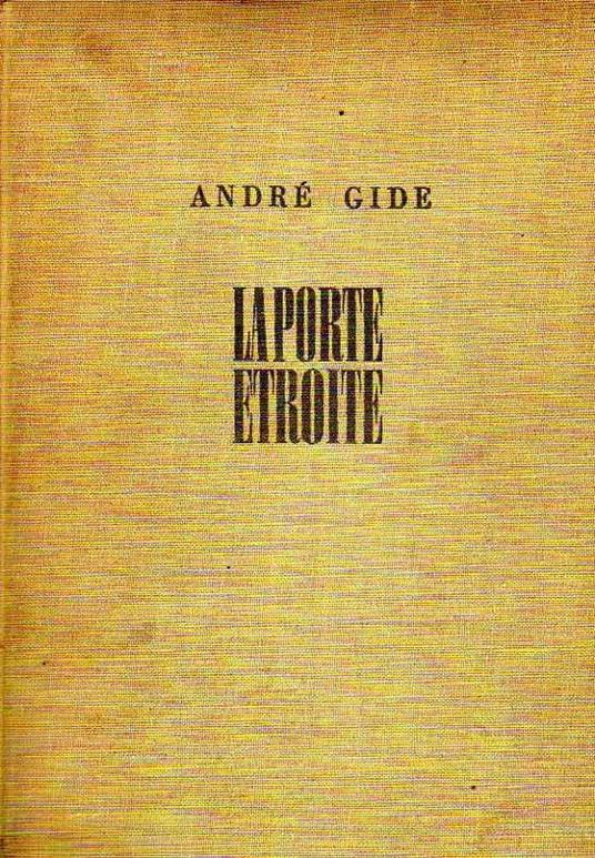 La porte etroite - André Gide - copertina