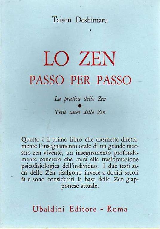 Lo Zen passo per passo - Taïsen Deshimaru - copertina