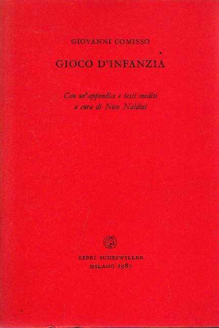 Gioco d'infanzia - Giovanni Comisso - copertina