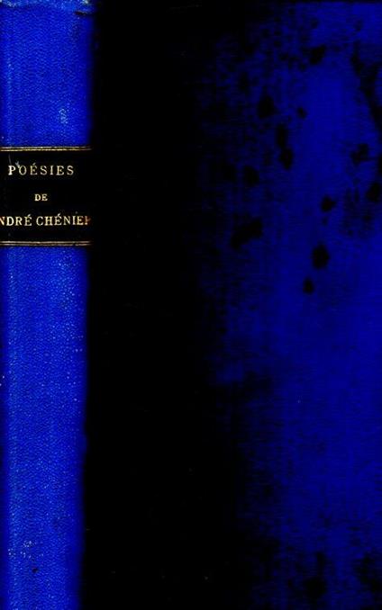 Poésies de André Chénier - André Chenier - copertina