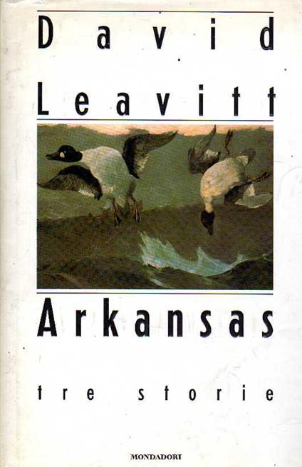 Arkansas - David Leavitt - copertina