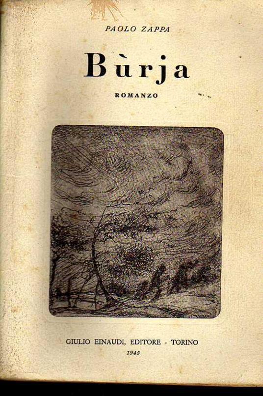 Bùrja - Paolo Zappa - copertina