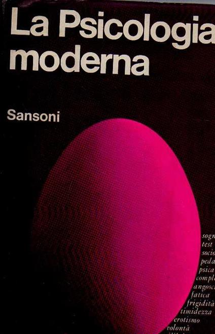 La psicologia moderna - copertina