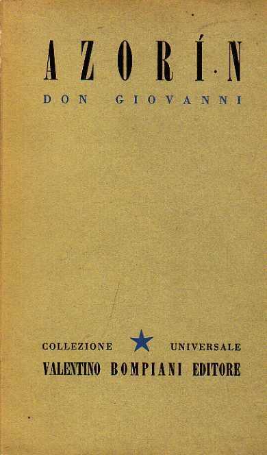 Don Giovanni - copertina