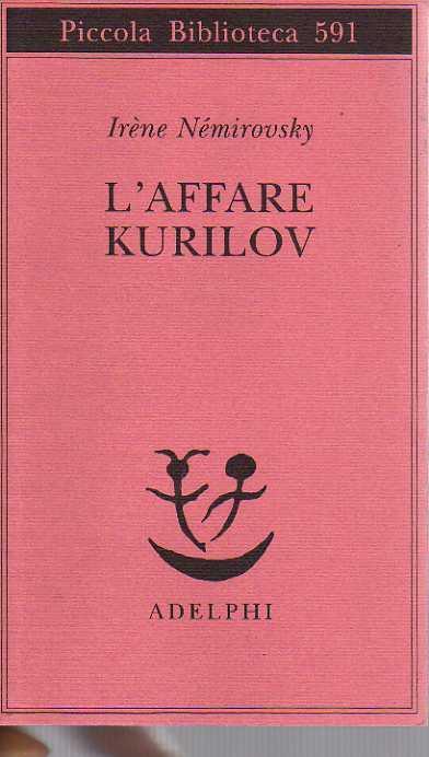 L'affere Kurilov - Irène Némirovsky - copertina