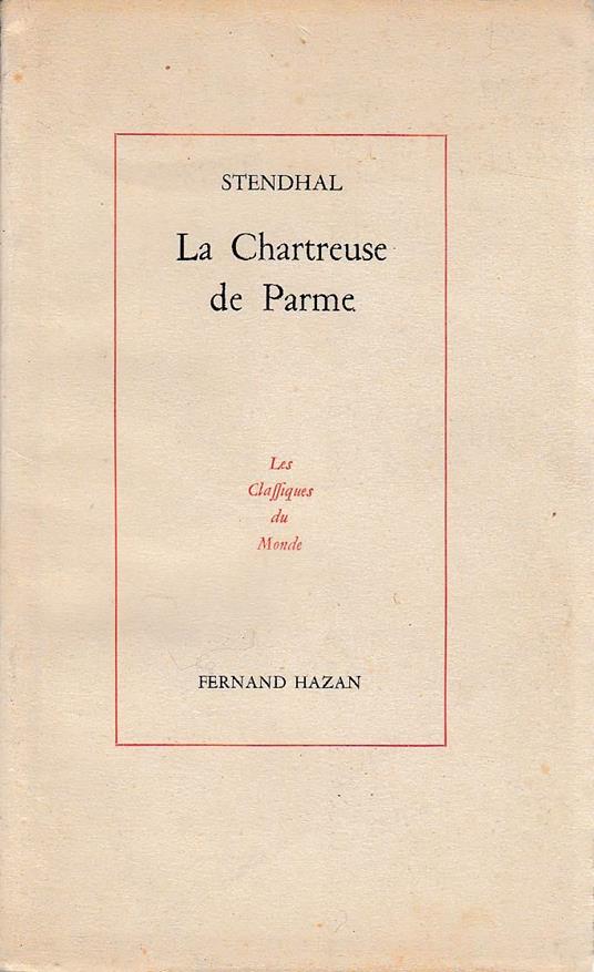 La Chartreuse de Parme - copertina