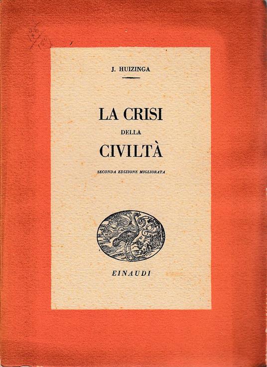 La crisi della civiltà - copertina
