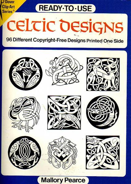 Celtic designs 96 different Copyright-free designs printed one side - copertina