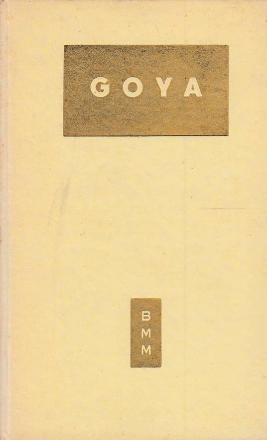 Goya - Dino Formaggio - copertina