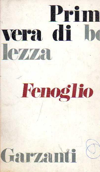 Primavera di bellezza - Beppe Fenoglio - copertina