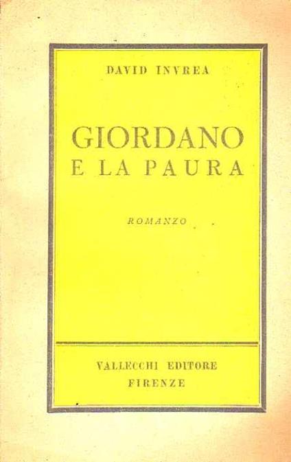 Giordano e la paura - copertina