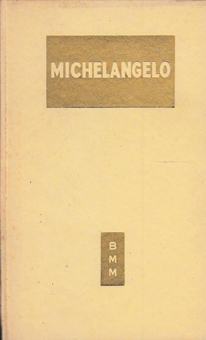 Michelangelo - Paolo D'Ancona - copertina