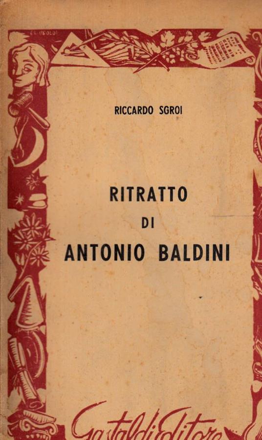 Ritratto di Antonio Baldini - copertina