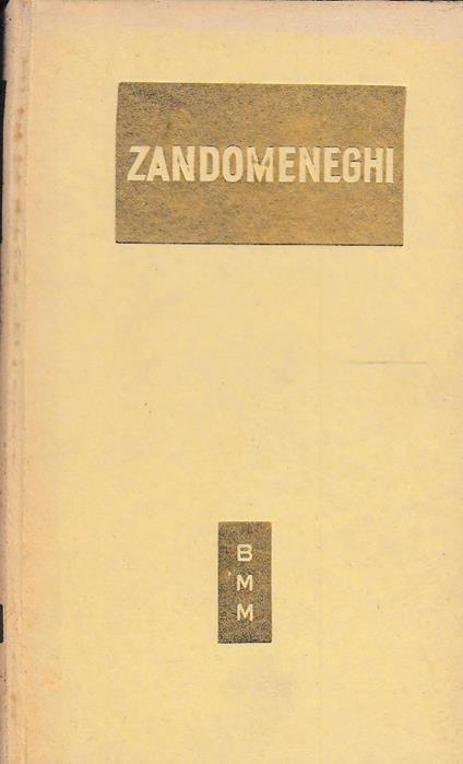 Zandomeneghi - copertina