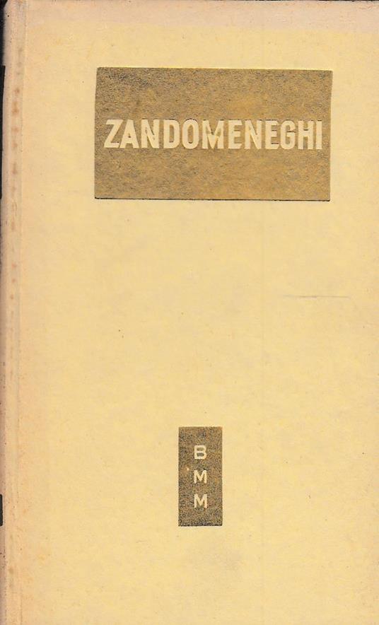 Zandomeneghi - copertina