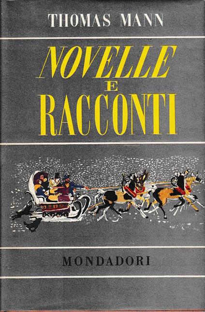 Racconti e novelle - Thomas Mann - copertina