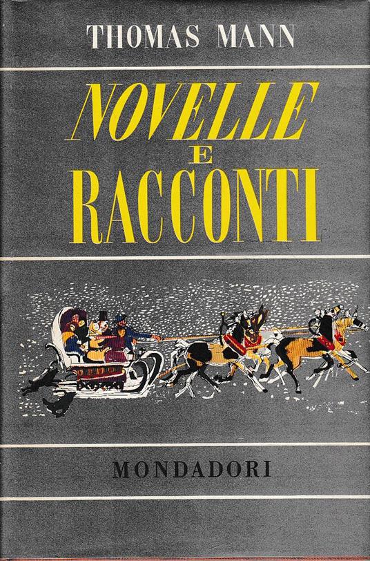 Racconti e novelle - Thomas Mann - copertina